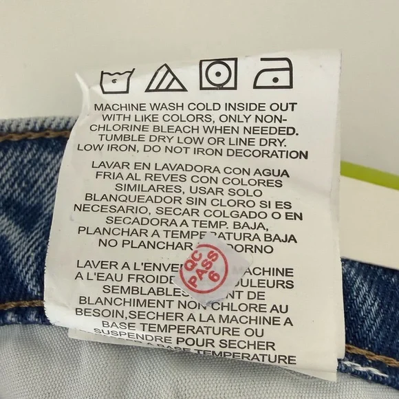 Wrangler Light Wash Faded High Rise Wide Leg Trouser Jeans Women’s Size 9/10 NWT - Picture 9 of 10